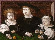 Jan Gossaert Mabuse The Three Children of Christian II of Denmark USA oil painting artist